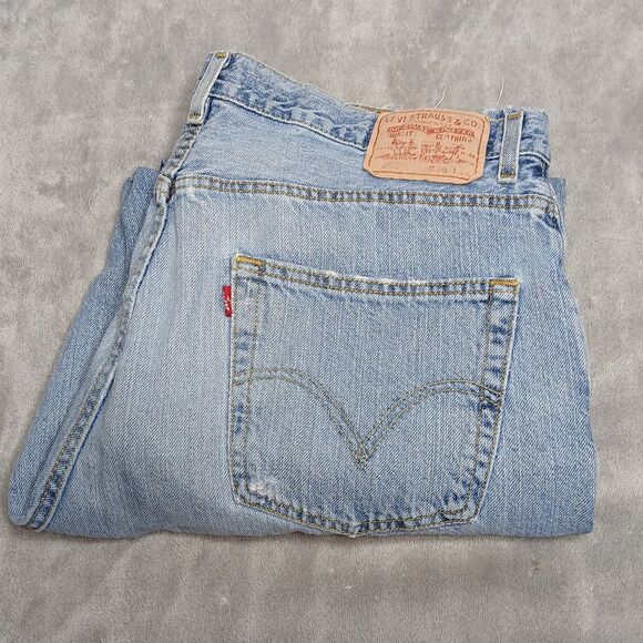 Levis 569 Loose Straight Mens Jeans Fits 34x30 (Tag 36x32) Grunge Faded Y2K Vtg - Picture 1 of 13
